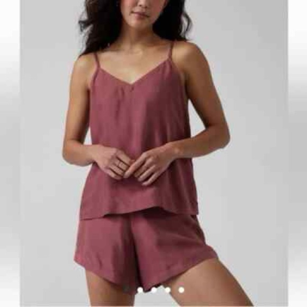 Athleta Intimate Calm Cool Shorts in Mauve